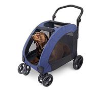 Passeggino per animali domestici Passeggino per animali di grandi dimensioni Passeggino per cani gigante pieghevole Il passeggino per cani di grandi dimensioni pieghevole può essere frenato La ruota
