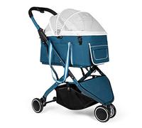 Passeggino per animali domestici per cani di taglia media Passeggino premium a 3 ruote per animali domestici per cani gatti e altri trasportini pieghevoli Carrello da passeggio Carrozzine per cani s