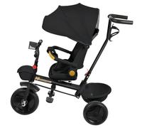 Passeggino per bambini leggero e compatto da 0 mesi a 4 anni, capacità di carico massima di 25 kg, passeggino pieghevole, schienale reclinabile, 100 x 75 x 50 cm, colore nero