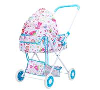 Passeggino per bambole | Carrozzina con seggiolone per bambole | Robusto passeggino per bambole con stabile per gioco di ruolo realistico per la festa dei bambini, il compleanno o la Pasqua