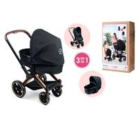 Corolle - 9000141870 - Carrozzina 3 in 1 Cybex, nero, accessorio, per poponi 36 e 42 cm, dai 3 anni