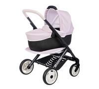 Smoby - Maxi-COSI - Passeggino e carrozzina rosa - per poponi fino a 42 cms - 3 in 1 - A partire da 3 anni - Produzione spagnola