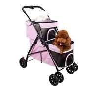 Passeggino per cani a 2 strati Passeggino per gatti per 2 gatti, passeggini per cani a doppio strato per cani di piccola taglia, passeggini per cani per cuccioli per gatti carrello della spesa