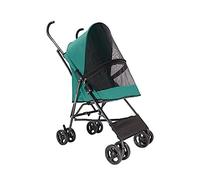 Passeggino per cani di piccola taglia, passeggino leggero per animali domestici per gatti cuccioli e gattini, struttura a ombrello Passeggino passeggino per cani di piccola taglia Design senza