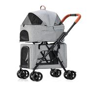 Passeggino per cani e gatti, passeggino leggero per cani e gatti, a doppio o multiplo, mozzicadro 4