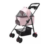 Passeggino Per Cani Passeggino Gatto Passeggino Per Cani A 4 Ruote Passeggino Pieghevole Per Cani E Gatti Con Trasportino Rimovibile E Cestino Portaoggetti Per Cani Di Piccola Taglia Passeggino Per Ga