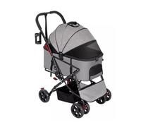 Passeggino Per Cani Passeggino Gatto Passeggino Per Cani Pieghevole Passeggino Per Animali Domestici Passeggino Per Gatti Staccabile 3 In 1 Cestino Portaoggetti A 4 Ruote Per Carrello Per Cani Di Picc
