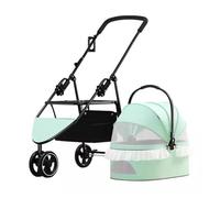 Passeggino Per Cani Passeggino Gatto Passeggino Pieghevole Per Cani Passeggino Per Animali Domestici 3 In 1 Con Cestino Portaoggetti Staccabile 4 Ruote Per Cani E Gatti Di Piccola Taglia Media Passegg