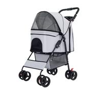 Passeggino per Cani Passeggino Per Cani 3 In 1 Passeggino Pieghevole Per Animali Domestici Con Cestino Portaoggetti Staccabile 4 Ruote Per Cani E Gatti Di Piccola Taglia Media Trasporto per Animali Do