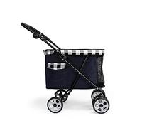 Passeggino per cuccioli a 4 ruote Passeggino per animali domestici Oramic Skylight Passeggino portatile per cani da viaggio Carrozzina per cani pieghevole leggero Carrello da jogging Passeggino 2
