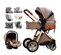 Passeggino pieghevole 3 in 1 per passeggino da neonato a bambino, con organizer a due vie e coperta di cotone/borsa per la mamma, passeggino