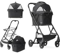 Passeggino Pieghevole di Lusso per Cani