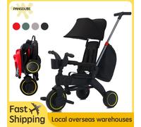 Passeggino pieghevole PANGDUBE passeggini leggeri da 6.8KG per bambino 1 ~ 6 anni triciclo portatile per bambini carrello per bambini