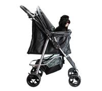 Passeggino Pieghevole Per Cani, Carrozzina Con Doppie Ruote Girevoli Accessorio