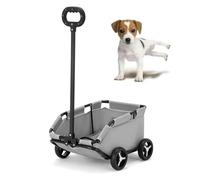 Passeggino pieghevole per cani e gatti di piccola taglia, leggero e compatto, design comodo e facile da usare per i viaggi