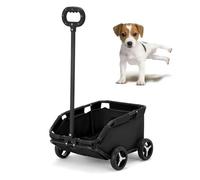 Passeggino pieghevole per cani e gatti di piccola taglia, leggero e compatto, design comodo e facile da usare per i viaggi