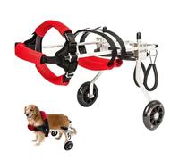 Passeggino regolabile per animali domestici con attacco per sedia a rotelle, leggero e versatile, carrello per piccoli animali domestici, gatti e ausili per la mobilità, perfetto per il supporto delle