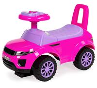 passeggino senza pedali per bambini con volante e suoni, rosa (12m+)