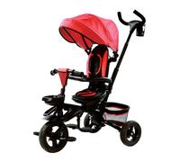 Passeggino Triciclo Pieghevole per Bambini Miller Rosso