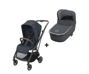 Passeggino ultracompatto Maxi-Cosi Leona + navicella