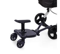 Passeggino universale, a pedale per passeggino, fino a 25 kg, con sedile, passeggino universale