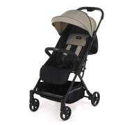 Foppapedretti Passeggino Compatto Voilà, per bambini 0-15 Kg (0-3 anni), Chiusura ad 1 mano, Self-Standing, Schienabile Regolabile, Trasportabile, Porta Oggetti, Telaio in Alluminio, Sabbia