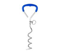 PASSEGGIO DI CASE CASE METAL SPIRAL DANK RATTA for Dog Run Outside (Blue 9x40cm) (A)