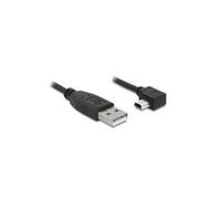 DELOCK 82681 CABLE USB 2.0 A - MINI-USB B 1M ACODADO NEGRO