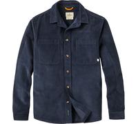 Passenger - Camicia Uomo in velluto - Backcountry Cord Shirt Deep Navy per Uomo in Cotone - Taglia L - Blu navy