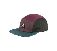 Passenger - Cappello in velluto - Fixie Recycled Cord 5 Panel Cap Grape Multi per Uomo in Cotone - Bordeaux