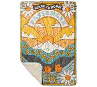 Passenger - Coperta da campeggio in pile - Cabin Recycled Sherpa Blanket Seasonal Graphic Birch in Poliestere Riciclato - Giallo