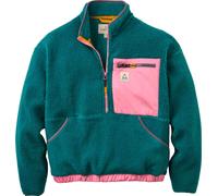 Passenger - Giacca in pile con mezza cerniera - Ravi Sherpa Fleece W Mediterranean per Donne in Poliestere Riciclato - Taglia M - Blu