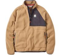 Passenger - Giacca in pile sherpa, con mezza cerniera - Offgrid 1/2 Zip Sherpa Fleece Biscuit per Uomo - Taglia M - Beige