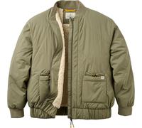 Passenger - Giacca isolante e foderata in sherpa - Lucia Sherpa Lined Bomber Jacket W 2.0 Dusty Olive per Donne in Poliestere Riciclato - Taglia L - Kaki