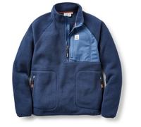 Passenger - Offgrid 1/2 Zip Recycled Sherpa Fleece - Pullover in pile M blu