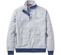 Passenger - Pile riciclato da uomo con collo a bottone - Take It Easy Polar Fleece Grey Marl per Uomo - Taglia M - Grigio