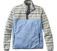 Passenger - Pile riciclato da uomo con collo a zip - Set Off Recycled Polar 1/4 Zip Fleece Geo Stripe Birch per Uomo in Poliestere Riciclato - Taglia S - Marrone