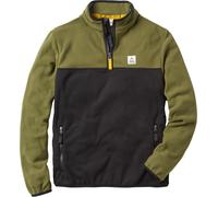Passenger - Pile riciclato da uomo con collo a zip - Set Off Recycled Polar 1/4 Zip Fleece Khaki per Uomo in Poliestere Riciclato - Taglia L - Kaki