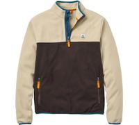 Passenger - Pile riciclato da uomo con collo a zip - Set Off Recycled Polar 1/4 Zip Fleece Oatmeal Espresso per Uomo in Poliestere Riciclato - Taglia L - Blu