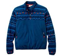 Passenger - Pile con mezza cerniera - Set Off Polartec® 1/4 Zip Fleece Mountain Geo Rich Navy per Uomo in Poliestere Riciclato - Taglia L - Blu navy