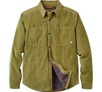 Passenger - Sovracamicia in velluto con fodera in sherpa - Kodiak Sherpa Lined Cord Overshirt Khaki per Uomo in Cotone - Taglia S - Kaki