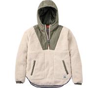 Passenger - Sweat en sherpa à capuche - Beaumont Recycled Sherpa Hooded Fleece 2.0 W Vintage White per Donne - Taglia S - Beige