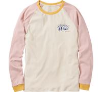 Passenger - T-shirt en coton recyclé et coton bio - Riser Recycled Cotton LS T-Shirt W Birch per Donne in Cotone - Taglia M - Beige