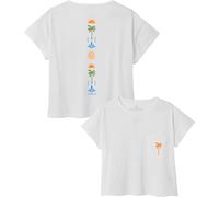 Passenger - T-shirt en polyester et coton - Stack Pocket T-Shirt W White per Donne in Cotone - Taglia S - Bianco