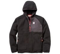 Passenger - Ventura 1/2 Zip Recycled Sherpa Fleece - Pullover in pile M nero
