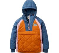 Passenger - Veste à capuche compactable - Ocean Recycled Insulated Jacket W Dark Denim Sunset Orange per Donne in Nylon - Taglia M - Blu