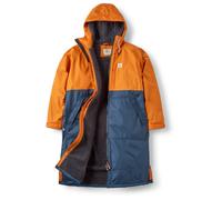 Passenger - Waves Recycled Sherpa Lined Changing Robe - Poncho da surf XS arancione
