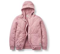 Passenger - Women's Clementine Recy. Quilted Popper Up Hoodie - Felpa con cappuccio M fuchsia