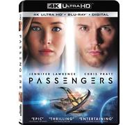 Passengers 4K UHD (4K UHD Blu-ray) Jennifer Lawrence Chris Pratt Michael Sheen