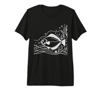 Passera Linework Acquariofilo Maglietta Premium
